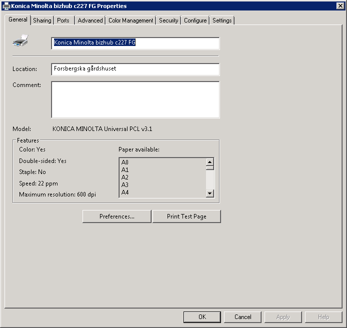 In user's guide manuals, location paths of folders or files may not contain the root directory. Konic Minolta Bizhub C227 Universal Printer Driver / N Syr Bizhub C287 Drivers Download Konica
